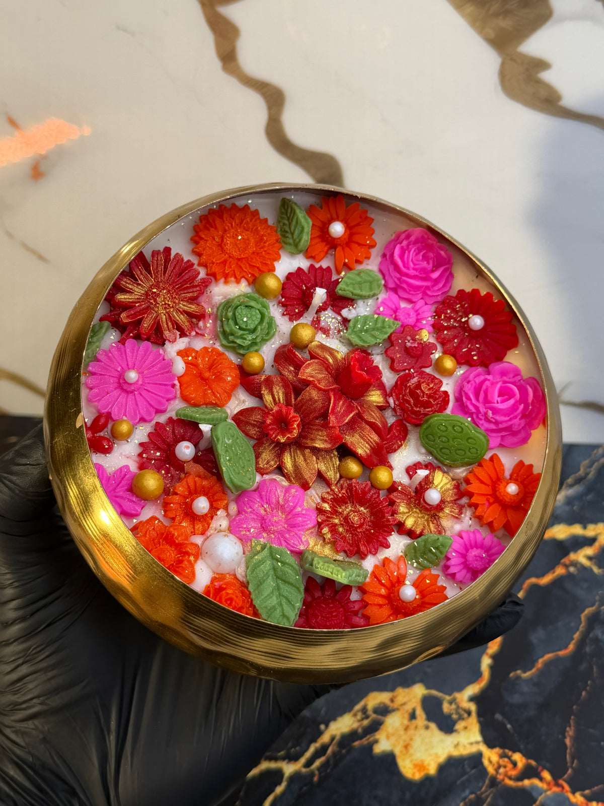 Urli bowl candle 6 inch