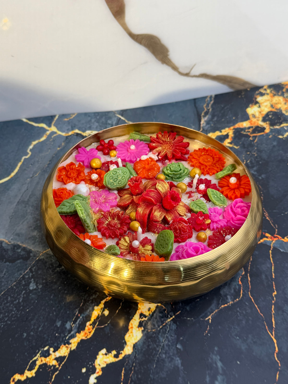Urli bowl candle 6 inch