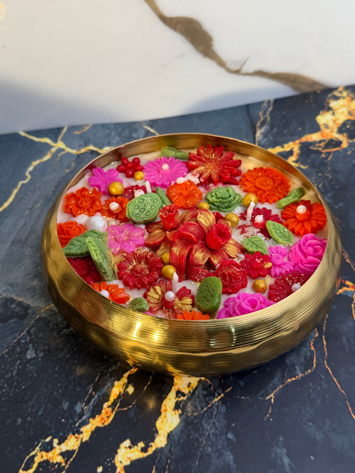 Urli bowl candle 6 inch