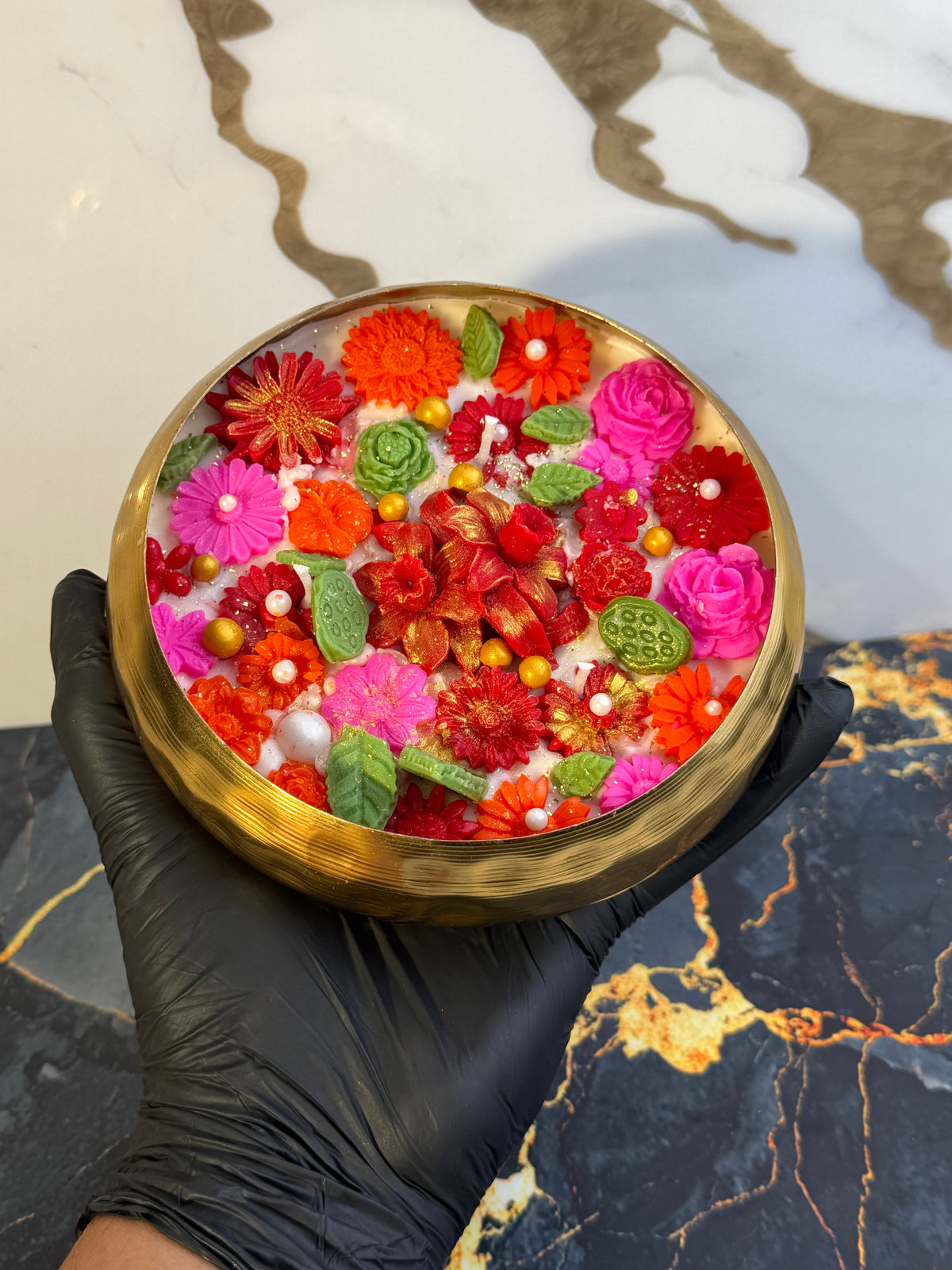 Urli bowl candle 6 inch