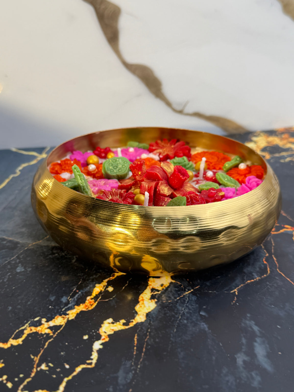Urli bowl candle 6 inch