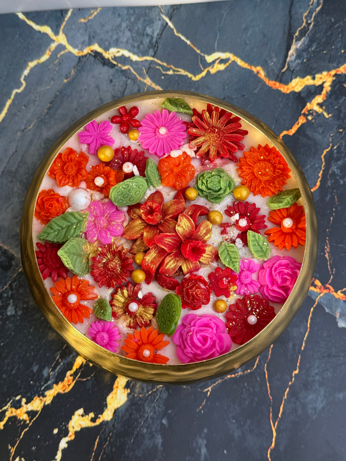 Urli bowl candle 6 inch