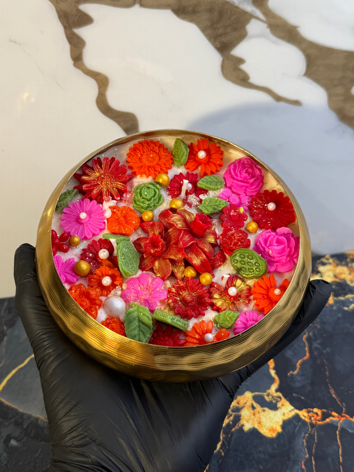 Urli bowl candle 6 inch