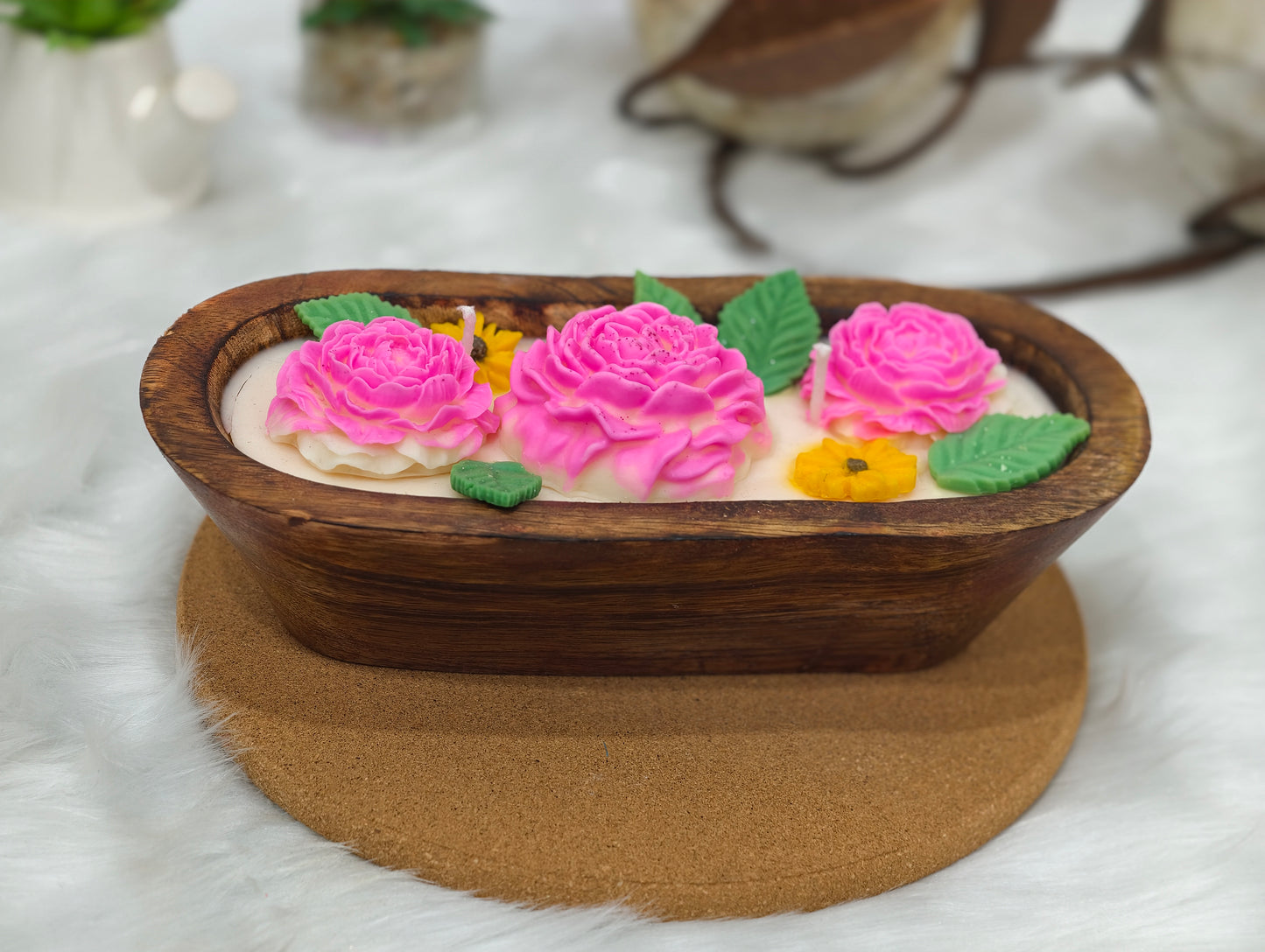 Wooden Candle