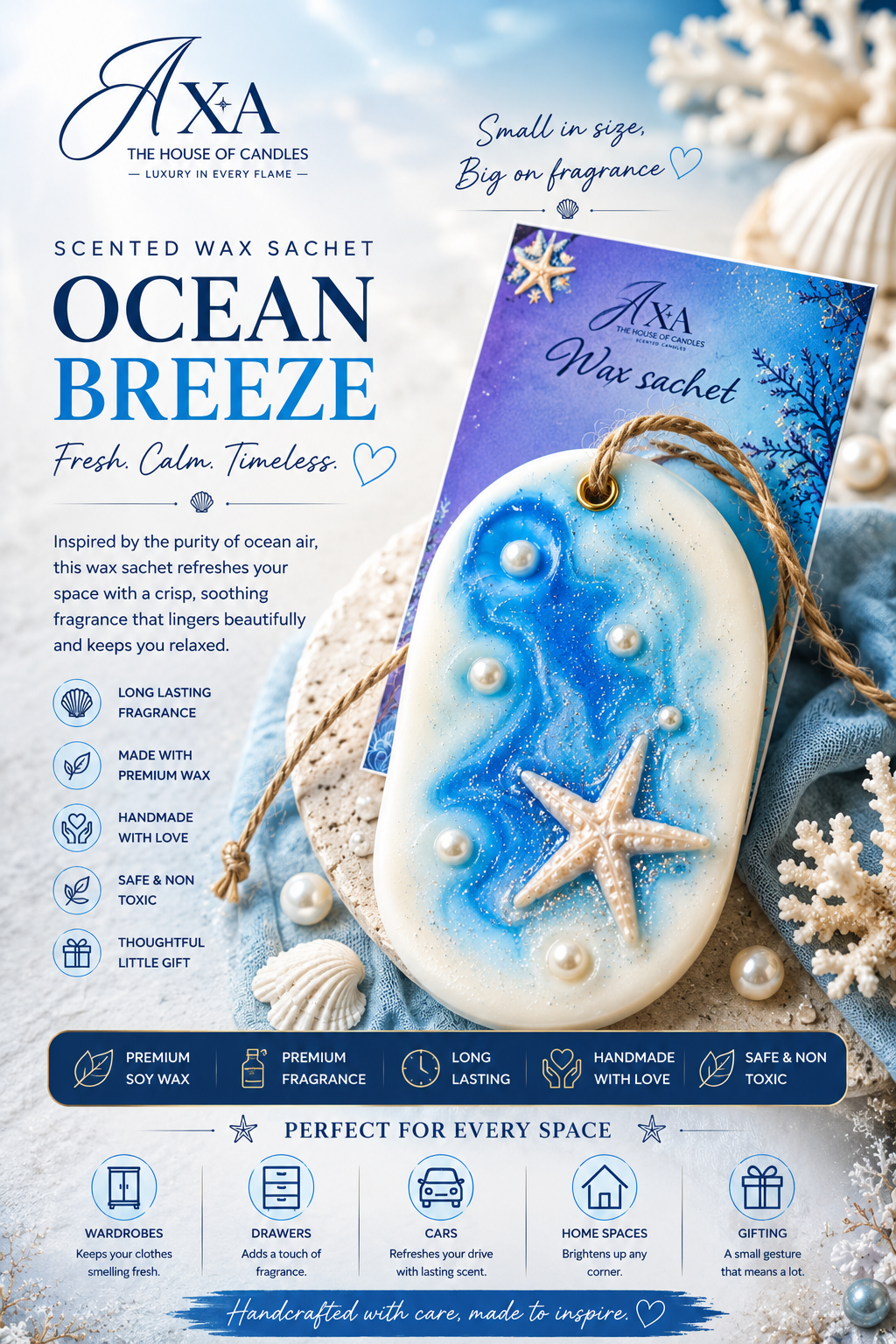WAX SACHET OCEAN BREEZE