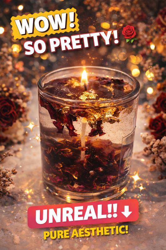 ROYAL ROSE {GLASS CANDLE}