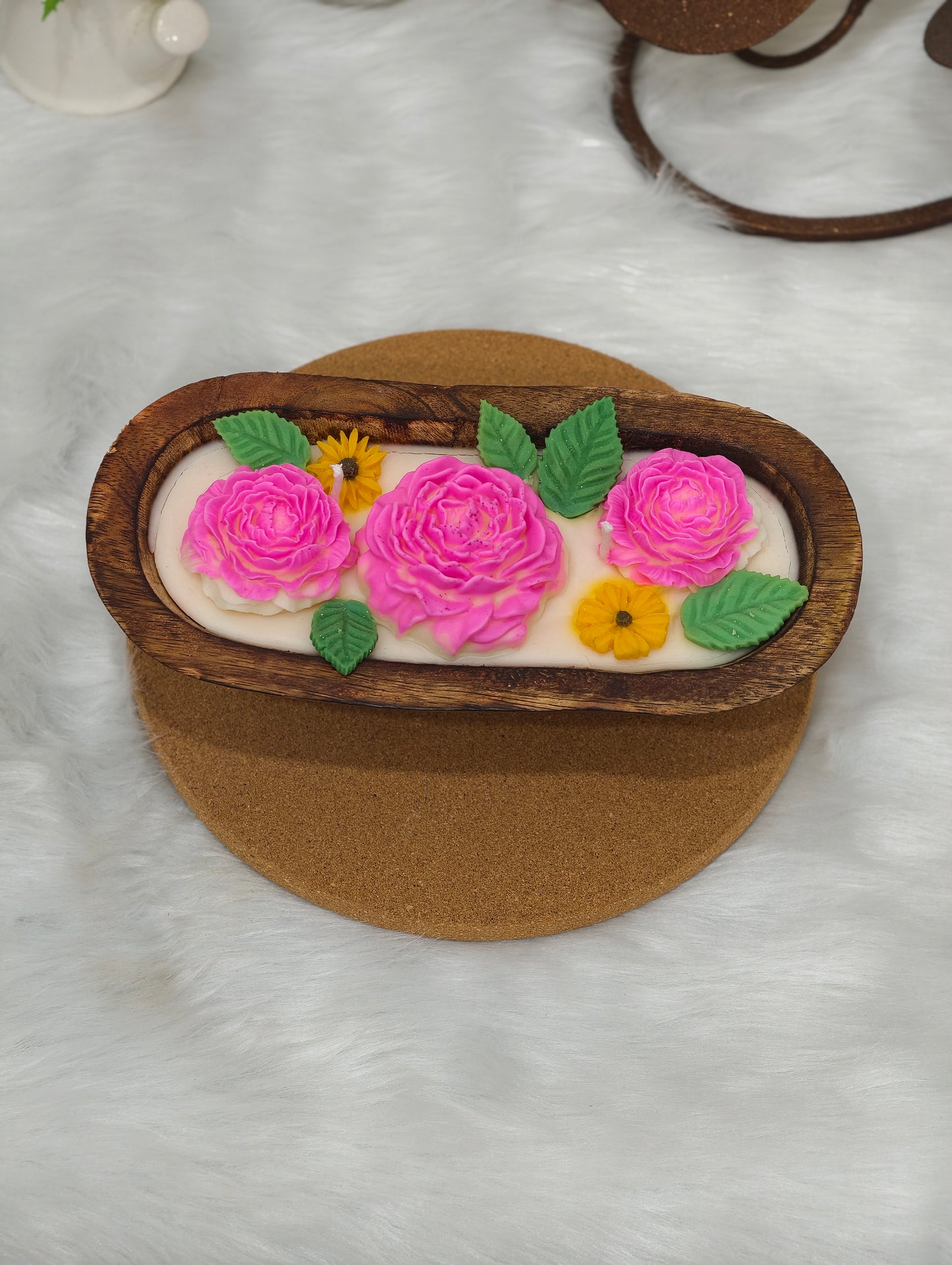 Wooden Candle