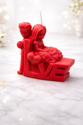 Love story candle