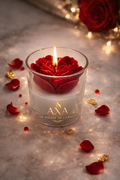 Heart Shape Rose Candle