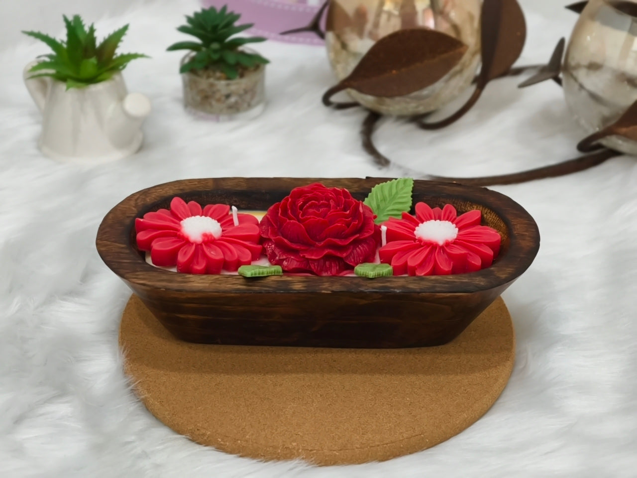 Wooden Candle